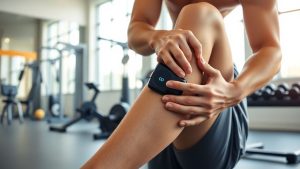 Recuperare musculară inteligentă cu dispozitiv modern în sală