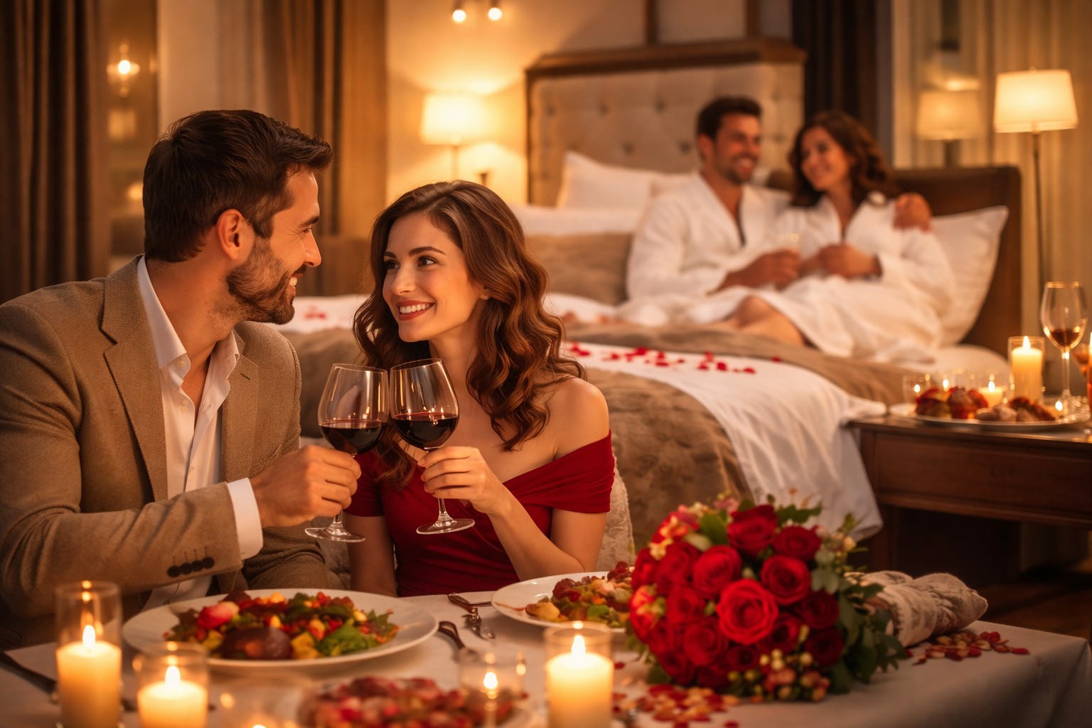 Oferte Valentine’s Day București: cină romantică și cazare, în același loc